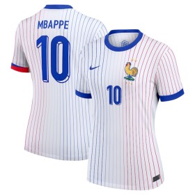 Maillot Foot Femme France Mbappé 10 Exterieur UEFA Euro 2024